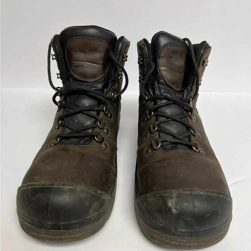 Rocky Mens Worksmart Comp Toe Boot Brown Size 8W